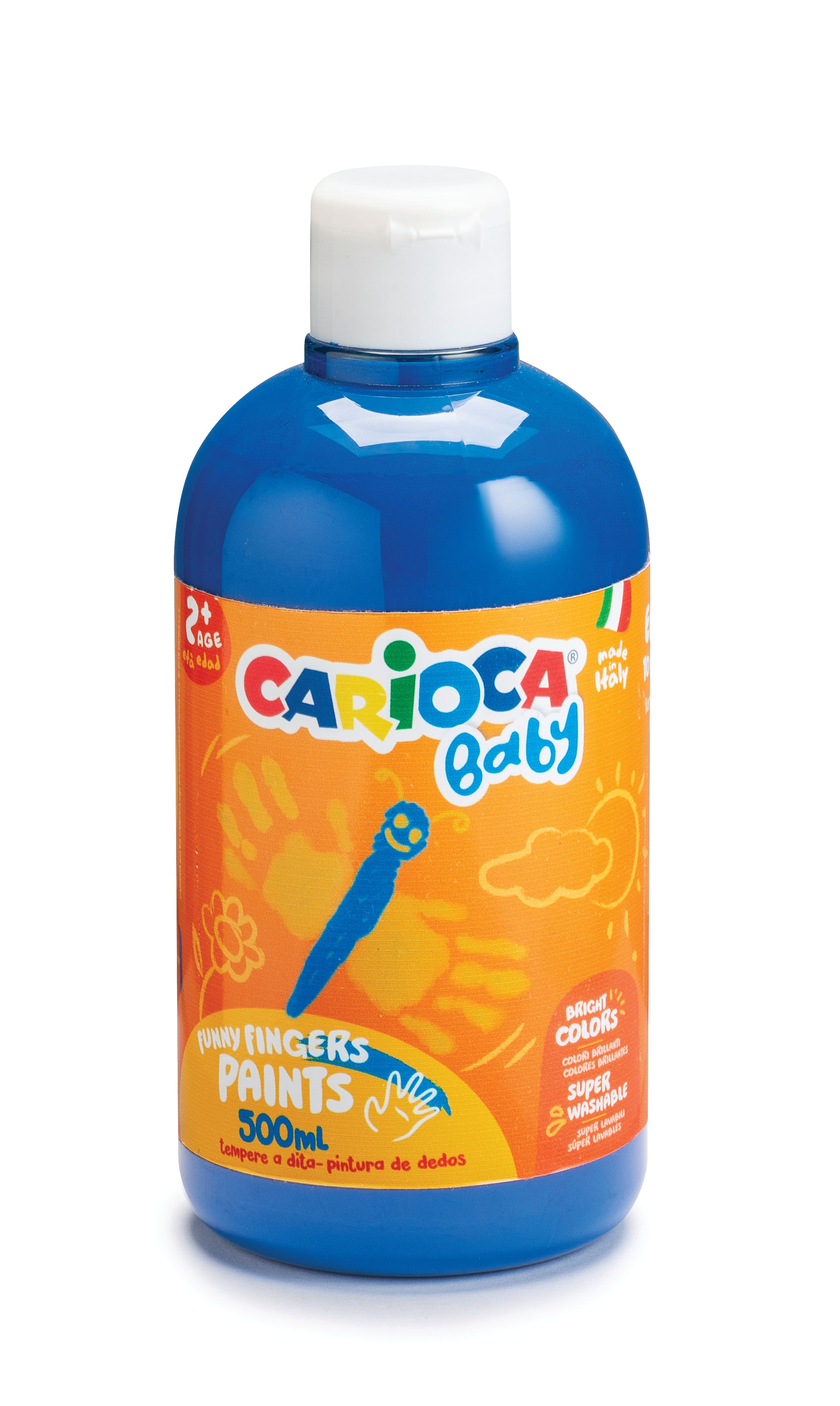 Carioca Baby Finger Paints - 500ml - Cya